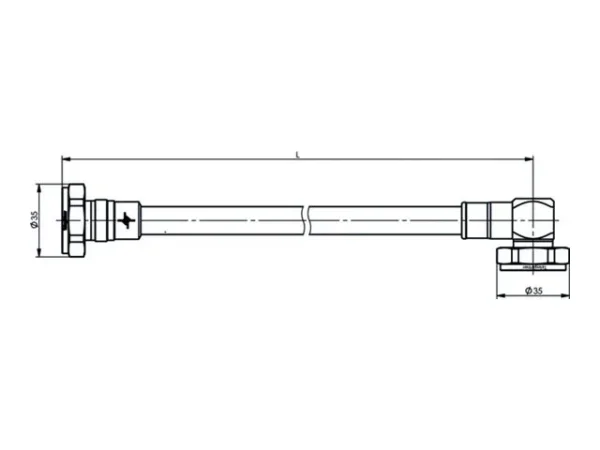 PUC TELE 7-16 Jumper Kabel 1/2z IP68
