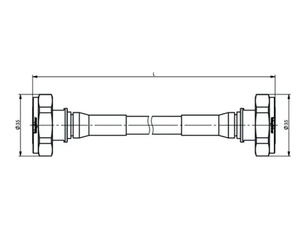 PUC TELE 7-16 Jumper Kabel 3/8z IP67