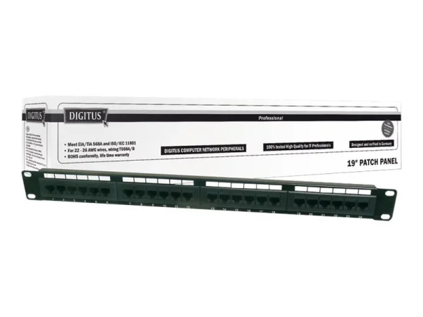 DIGITUS Patch Panel 48,3cm 48Port Cat6