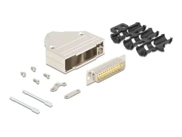 DELOCK Sub-D Steckergehäuse 25 Pin aus M