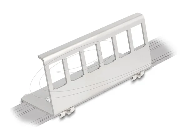 DELOCK Keystone Metall Halterung 6 Port