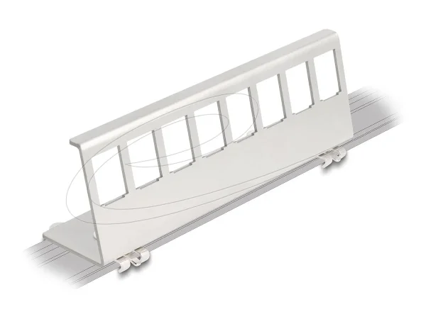 DELOCK Keystone Metall Halterung 8 Port