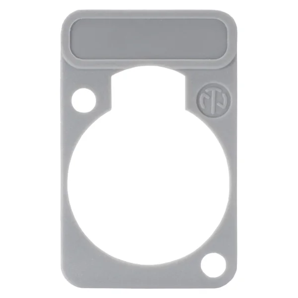 NEUTRIK Beschriftungsschild grau