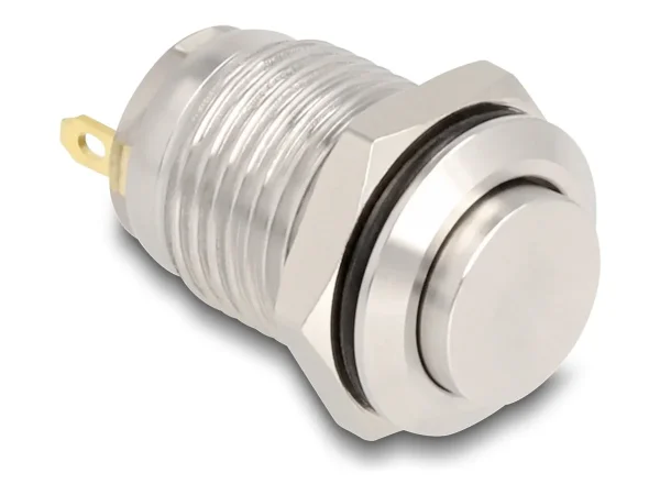 DELOCK Drucktaster zum Einbau 12 mm 2 x