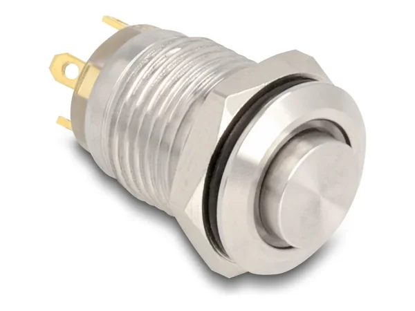 DELOCK Drucktaster zum Einbau 12 mm 4 x