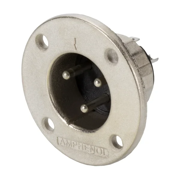 Amphenol Einbaustecker 3-pol, Metall