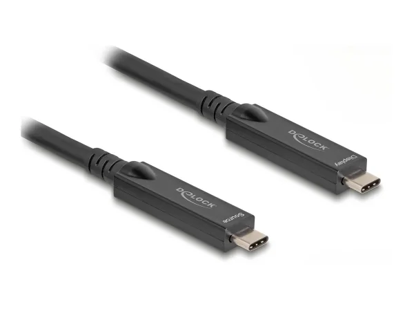 DELOCK USB-C 8K Video+Daten+PD Kabel 15m