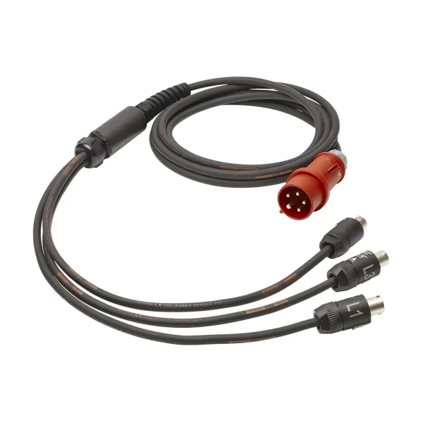 Netzkabelspleiss Titanex, schwarz,  5,00