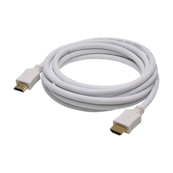 HDMI High Speed with Ethernet weiß  1,5m