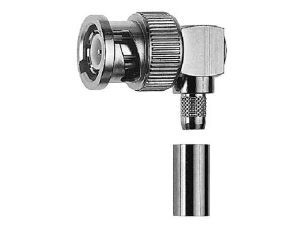 PUC TELE BNC-Kabelwinkelstecker Crimp G5