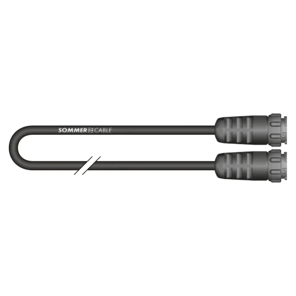 Hybrid Kabel Kolorith Mini, sw,  0,50m