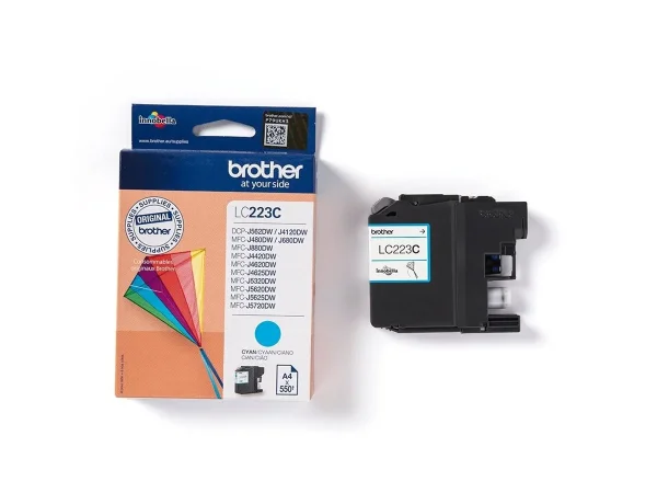 BROTHER LC223C Tinte cyan 550Seiten