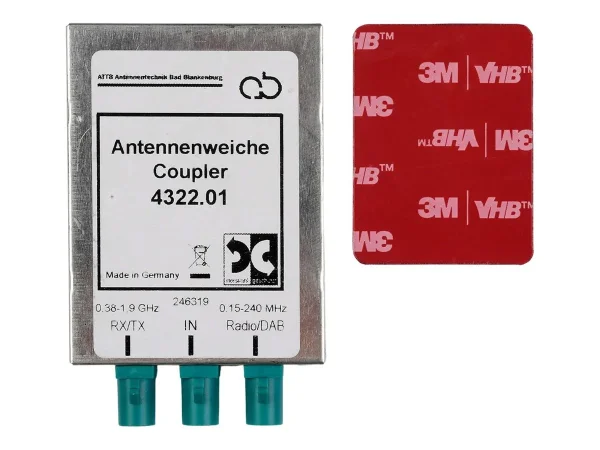 PUC ATTB Weiche TETRA RX/TX Radio/DAB