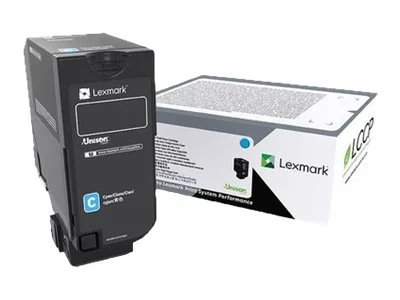 LEXMARK Toner cyan 12KCS725