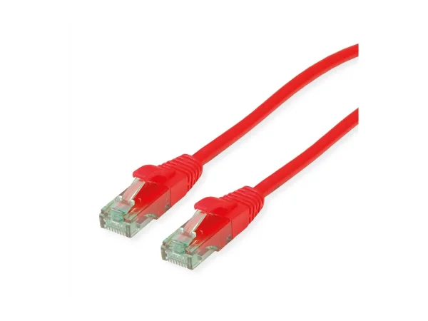 ROLINE RM Patchkabel Kat.6A UTP rot 3m