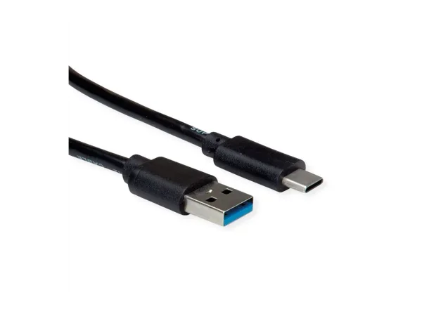 ROLINE RM USB 3.2 Gen 1 Kabel A-C sw 1m