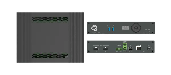 KDS-100DEC-U – Open−Standard 4K AVoIP Decoder with Ultra−Low Latency