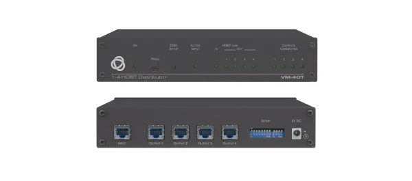 VM-4DT – 1:4 Verteilverstärker für 4K60 4:2:0 HDBaseT, große Reichweite