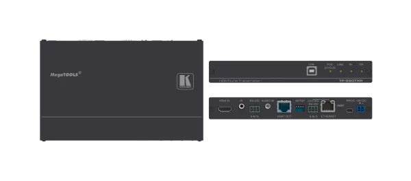 TP-590TXR – Twisted Pair Übertrager (HDBaseT 2.0) für 4K 60 UHD HDMI, Stereo-Audio, RS-232, USB und IR mit vergr. Reichweite