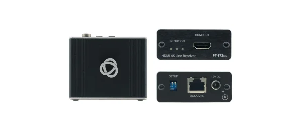 PT-872xr – 4K HDR HDMI Kompakte PoC-Empfänger über Long-Reach DGKat 2.0