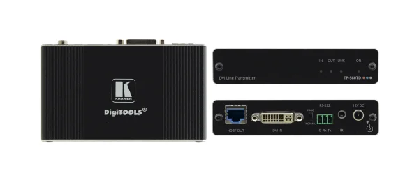 TP-580TD – 4K60 4:2:0 DVI HDCP 2.2 Übertrager mit RS-232 und IR über Long-Reach HDBaseT