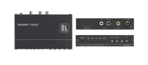 VP-410 – Composite-Video und Stereo-Audio Scaler und Wandler in HDMI