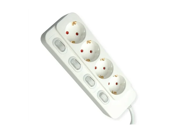 VALUE 4-fach Steckdosenleiste 3m