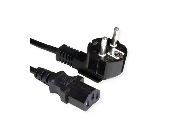 VALUE Netzkabel gerade IEC-Buchse 3m