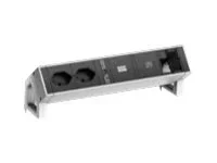 BACHMANN DESK2 2xCH 1xUSB C 30W 1xCM 0,2