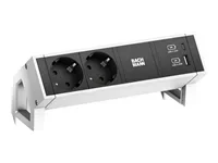 BACHMANN DESK2 2xSchutzkontakt USB A&C