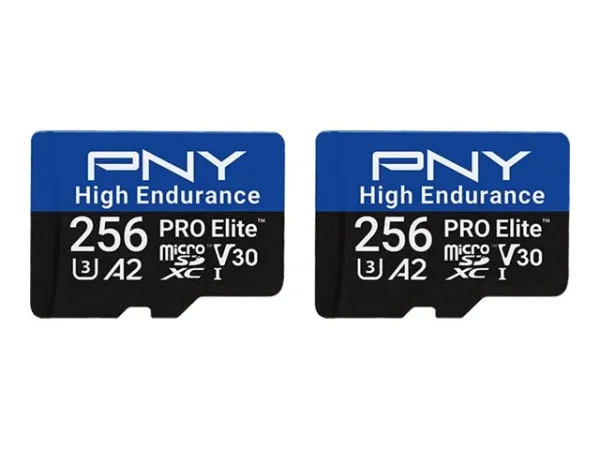 PNY microSD Pro Elite HE 256GB Twin Pack