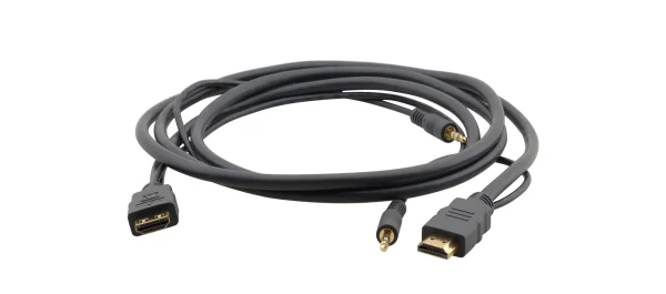 C-MHMA/MHMA-10 – High-Speed ​​HDMI flexibles Kabel mit Ethernet und 3^5 mm Stereo-Audio - 3.0 m