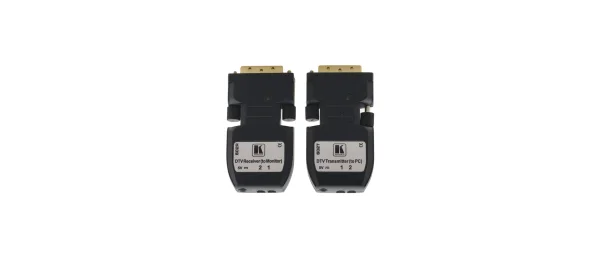 602R/T – Steckbare DVI-Übertrager und -Empfänger für LWL-Kabel