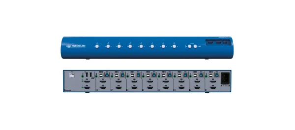 DK82HU-N – HighSecLabs Dual Head 8−Port 4K30 UHD HDMI KVM Switch with sUSB