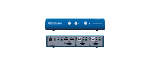 SC21H-N – HighSecLabs 2−Port 4K30 UHD HDMI KVM Combiner