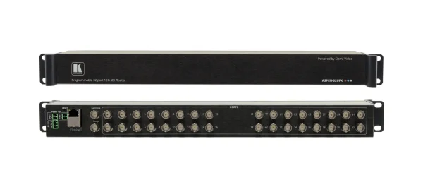 ASPEN-32UFX – 32-Port 12G SDI Matrix Schalter mit umschaltbaren Ein- und Ausgängen