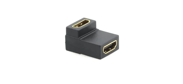 AD-HF/HF/RA – HDMI-Buchse / HDMI-Buchse im 90° Winkel (Gender Changer)