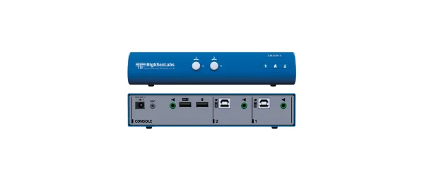 SM20N-3 – HighSecLabs Sicherer 2-Port-KM-Switch