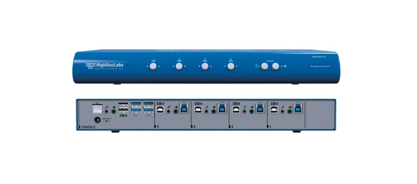SM40NU-N – HighSecLabs 4-fach KM-Umschalter