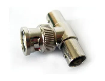 AD-BM/2BFT – Adapter BNC−Stecker auf 2x BNC−Kupplung ‘T’- 10er Packung