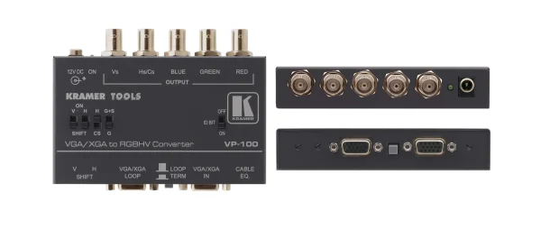 VP-100 – VGA/UXGA in RGB/HV/S Formatwandler