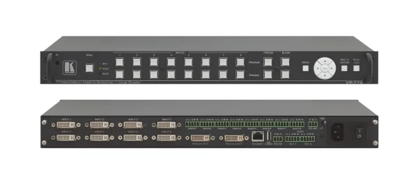 VP-772 – 4K 30 UHD Live-Event DVI-U Matrixschalter/Scaler mit Nahtlos-Umschaltung & Überblendeffekten