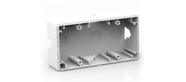 OWB-2G/M – Aufputzdose^ 2 Gang Merten