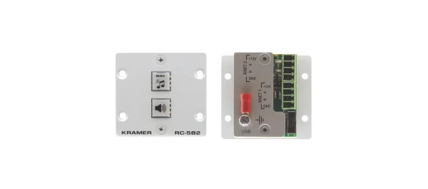 RC-5B2 – Wandeinbaufeld - Zusatzfeld mit zwei Tasten - schwarz oder weiß