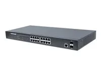 INTELLINET 16 Port Gigabit PoE+ Switch