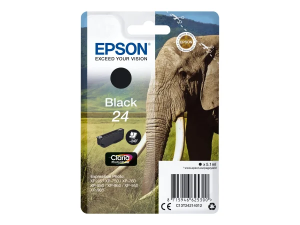 EPSON 5LB ink Singlepack Black 24