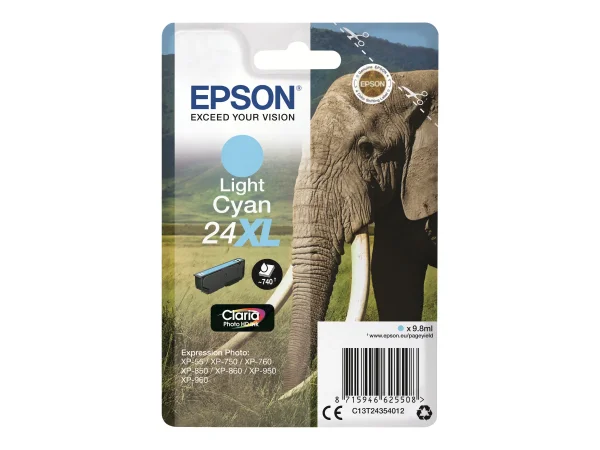 EPSON 5LB ink Singlepack Light Cyan 24XL