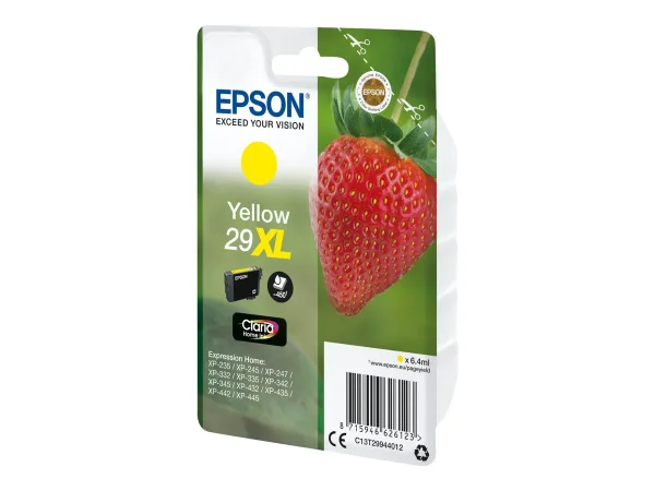 EPSON 4LB Singlepack Yellow 29XL Claria