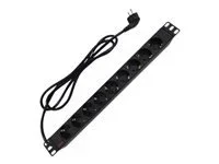 ROLINE 48,26cm-Steckdosenleiste 9fach 2m