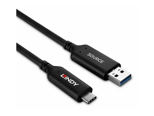 LINDY 50m USB 3.2 Gen 1 Typ A an C